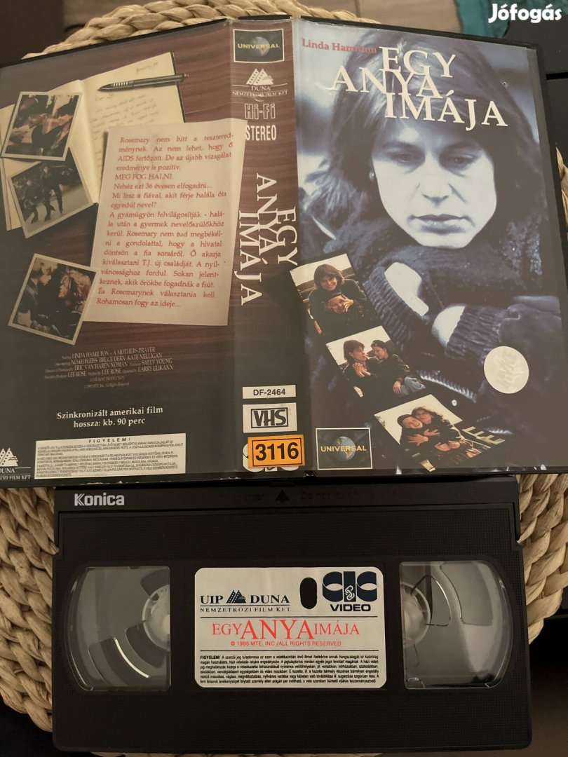 Egy anya imája vhs