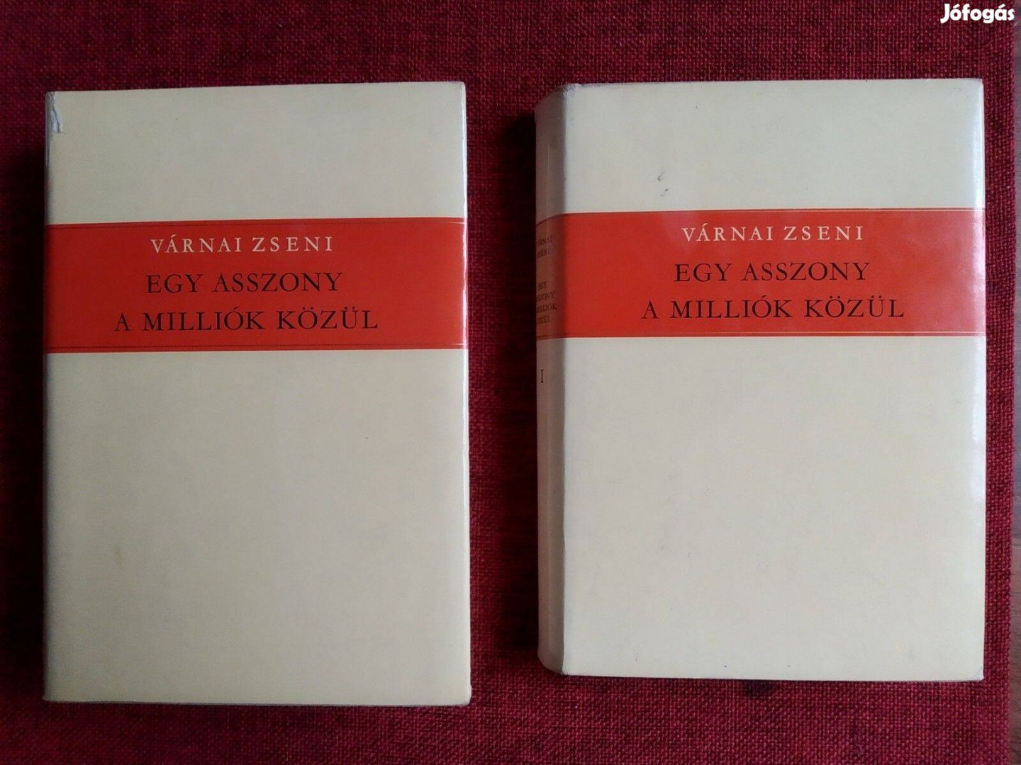 Egy asszony a milliók közül I-II. Várnai Zseni Szépirodalmi Könyvkiadó