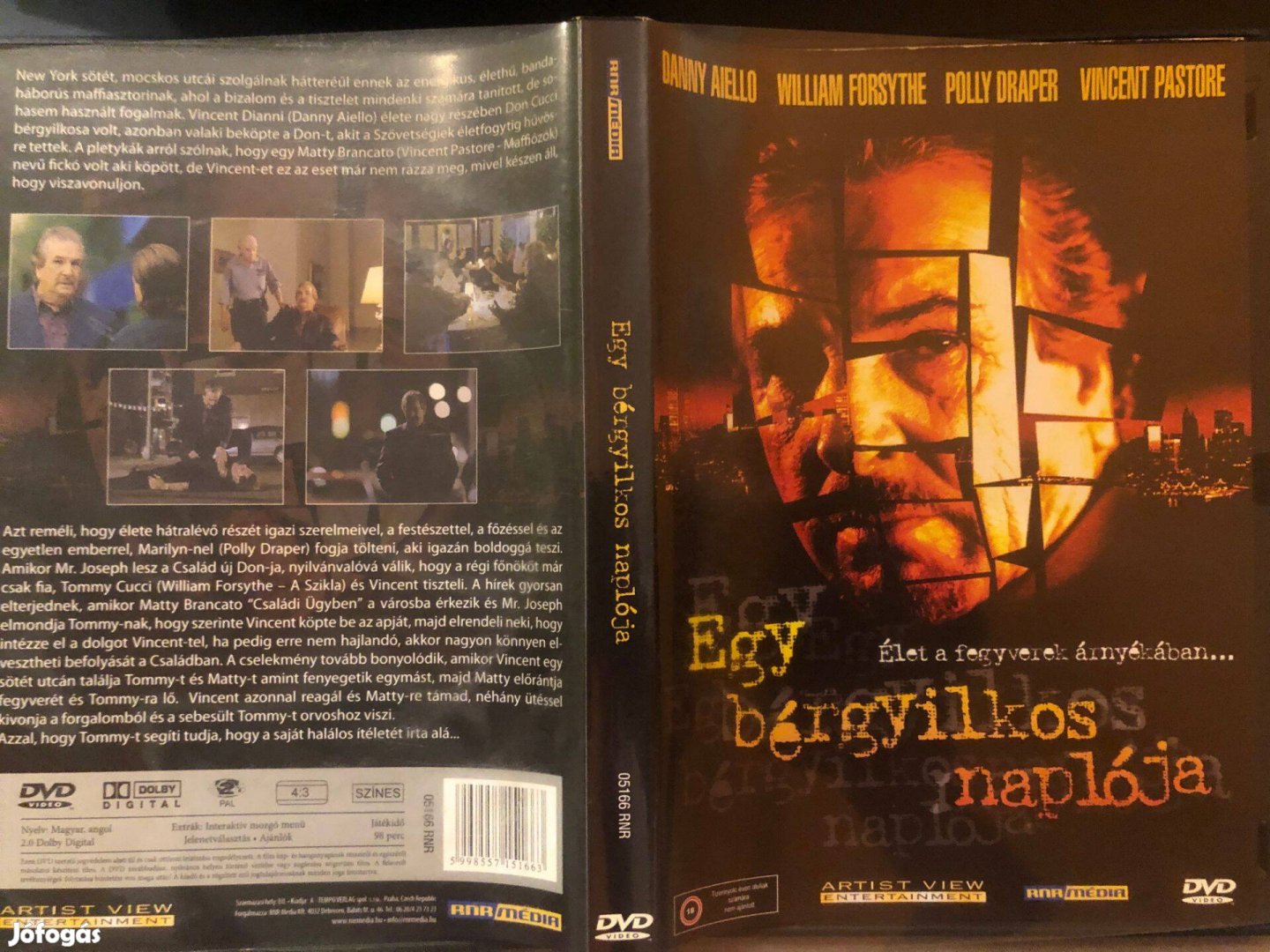 Egy bérgyilkos naplója (Danny Aiello, William Forsythe, Anamédia) DVD