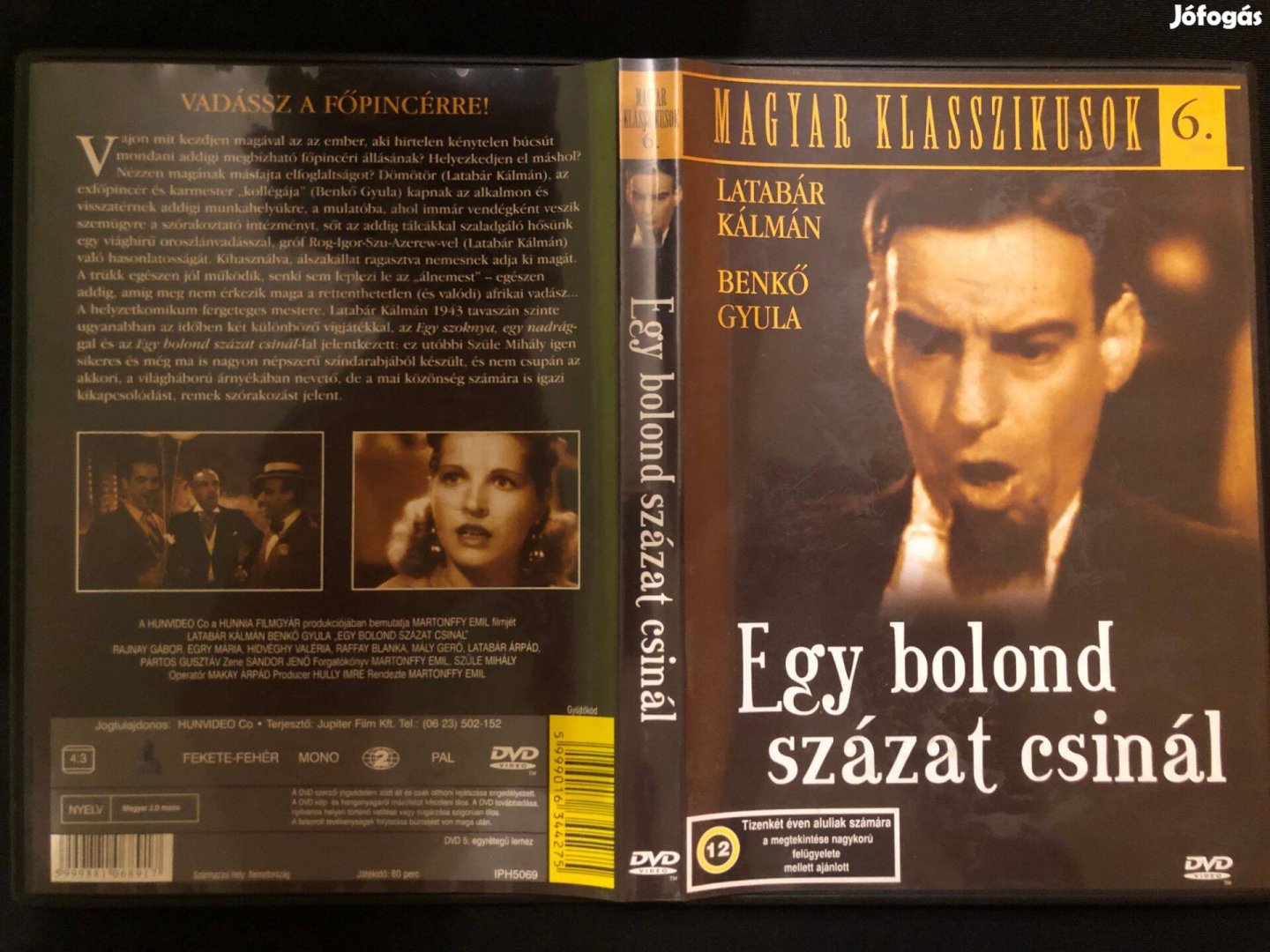 Egy bolond százat csinál DVD - Magyar klasszikusok 6. (karcmentes)