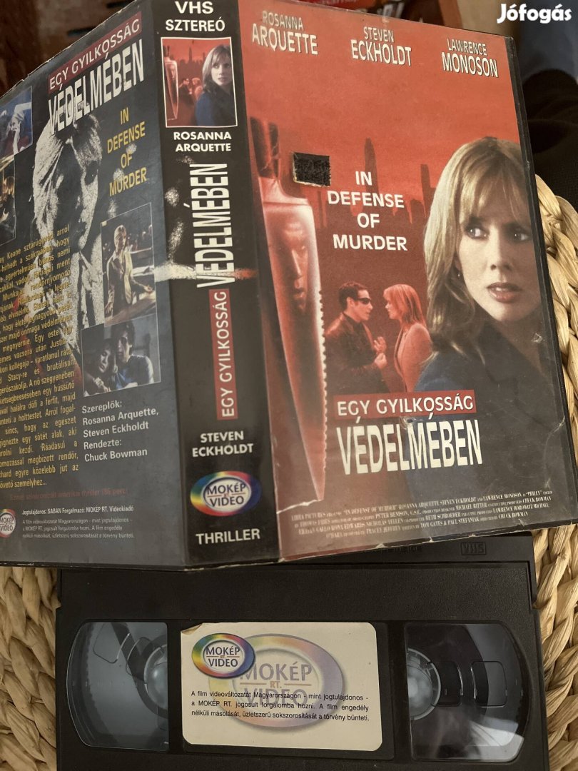 Egy gyilkosság védelmében vhs