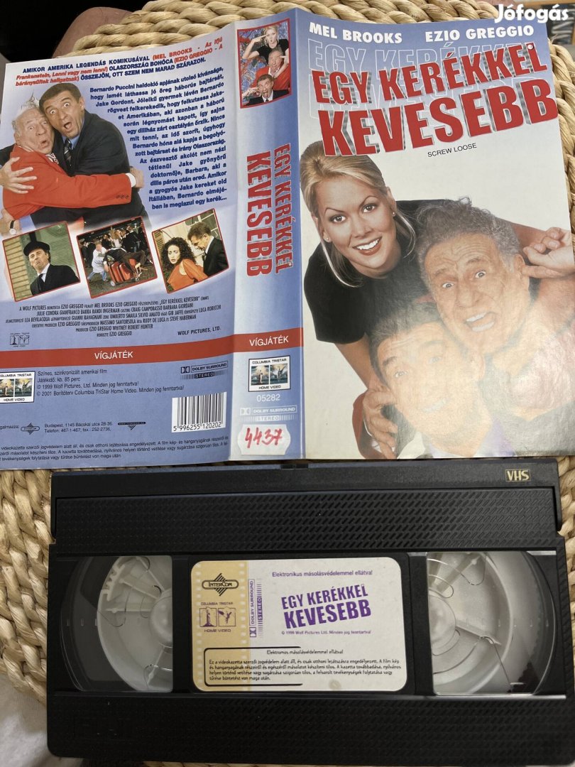 Egy kerékkel kevesebb vhs