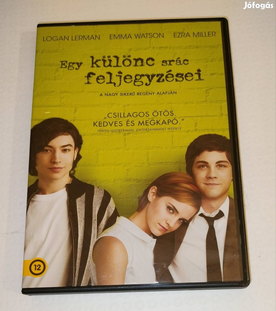 Egy különc srác feljegyzései dvd Emma Watson 