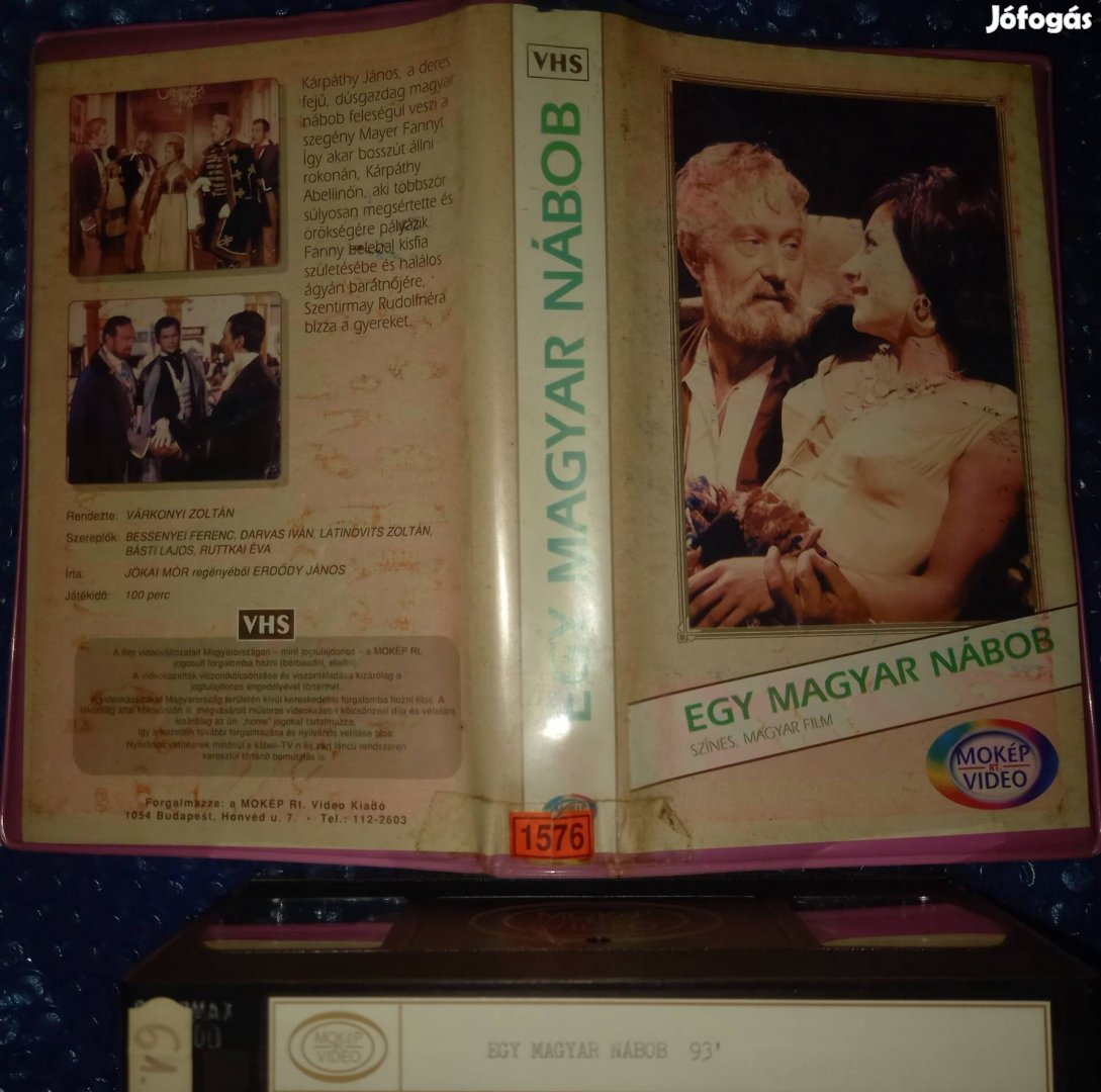 Egy magyar nábob - mokep vhs - Darvas Iván