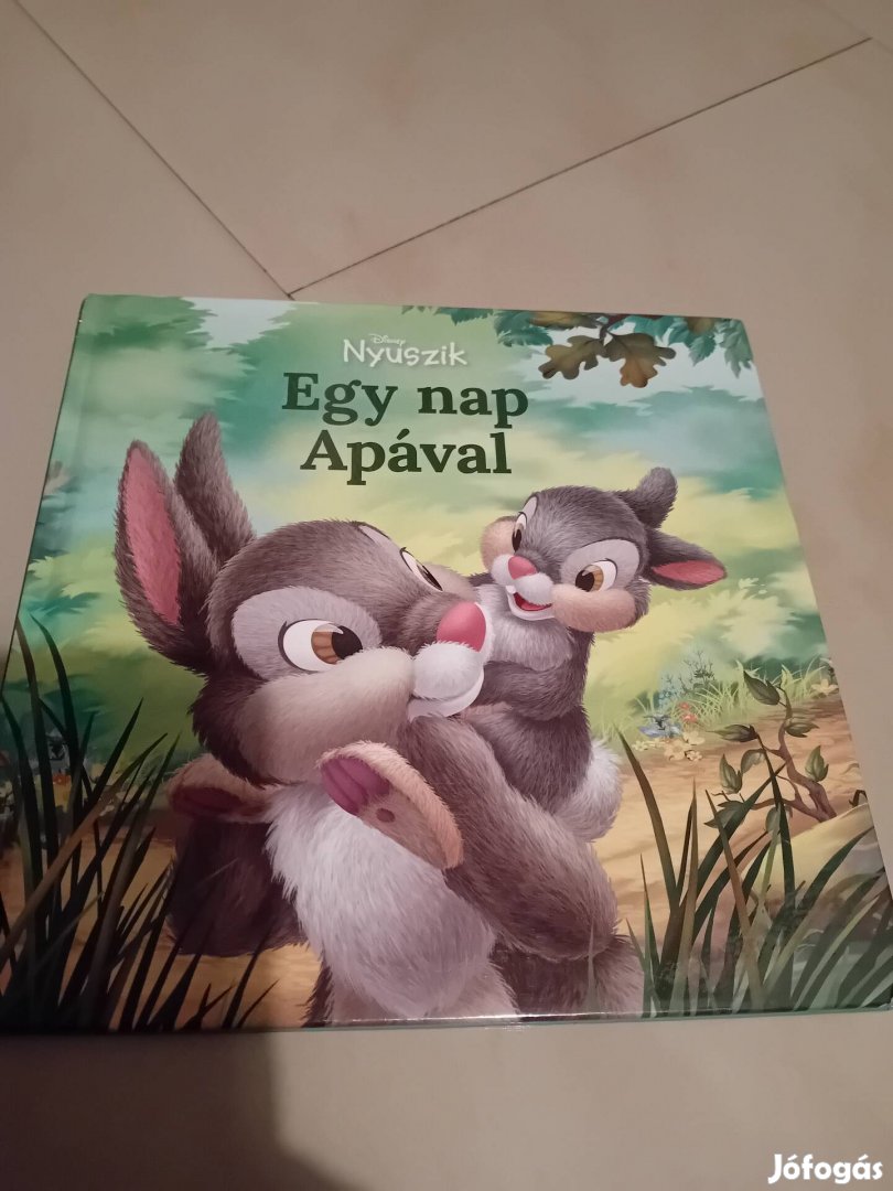 Egy nap Apával nyuszis mesekönyv
