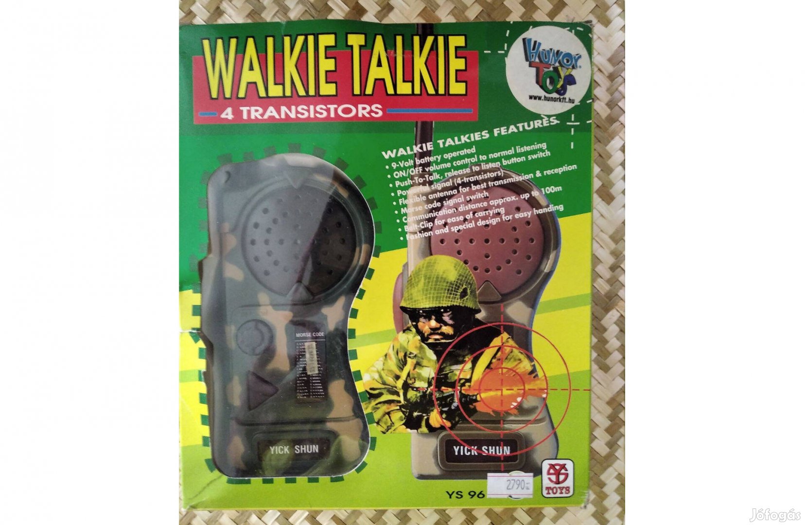 Egy pár új, retro walkie-talkie, eladó!
