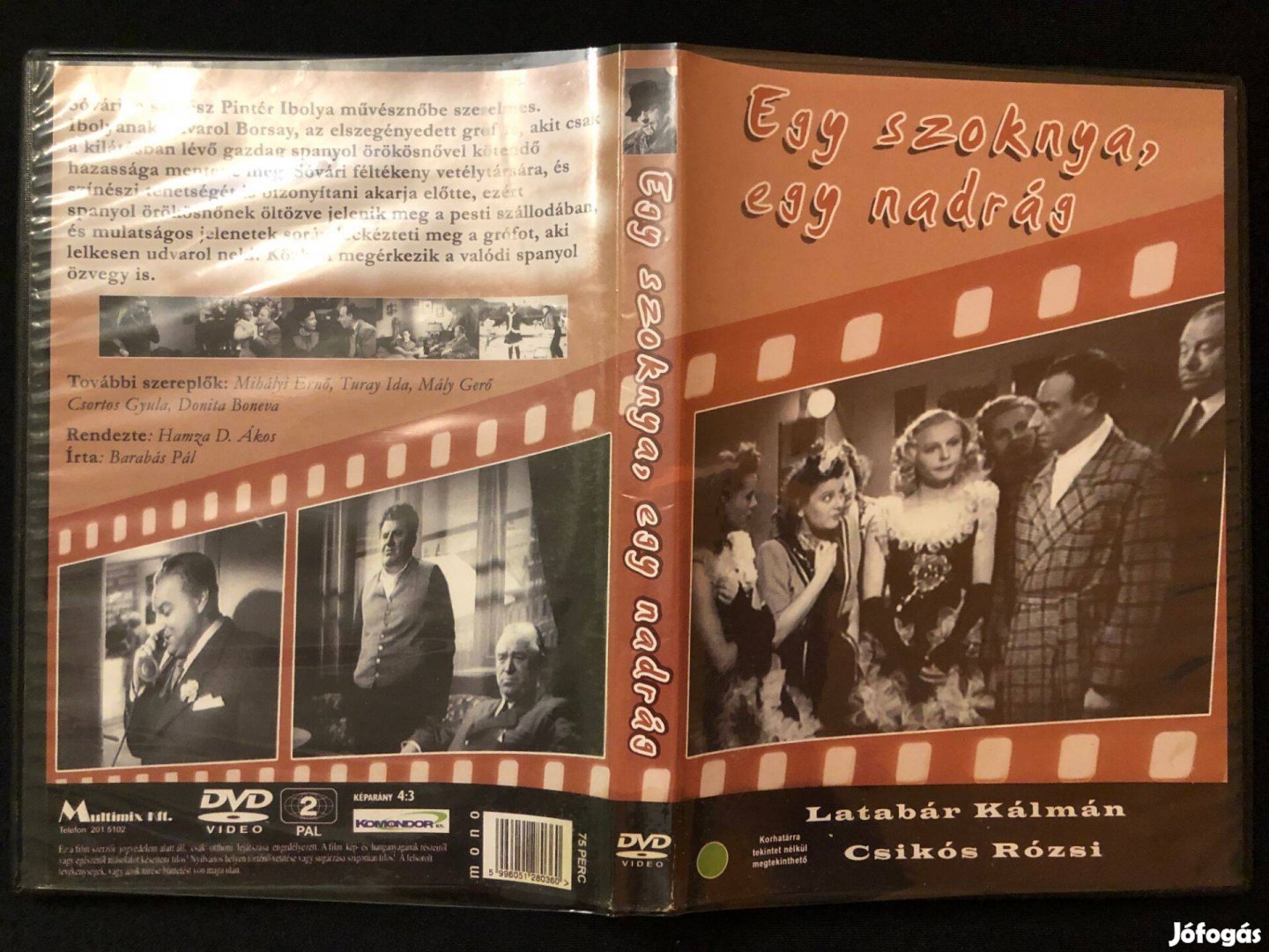 Egy szoknya, egy nadrág (Latabár Kálmán, Multimix kiadás) DVD