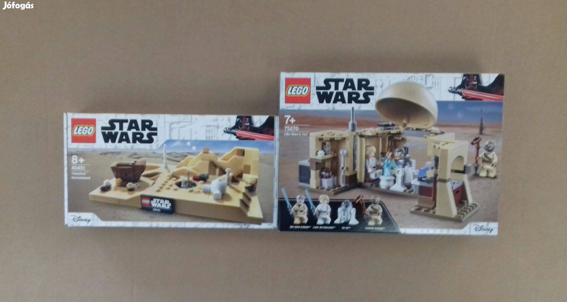 Egy új remény bontatlan Star Wars LEGO 40451 Tatooine-i + 75270 Fox.ár