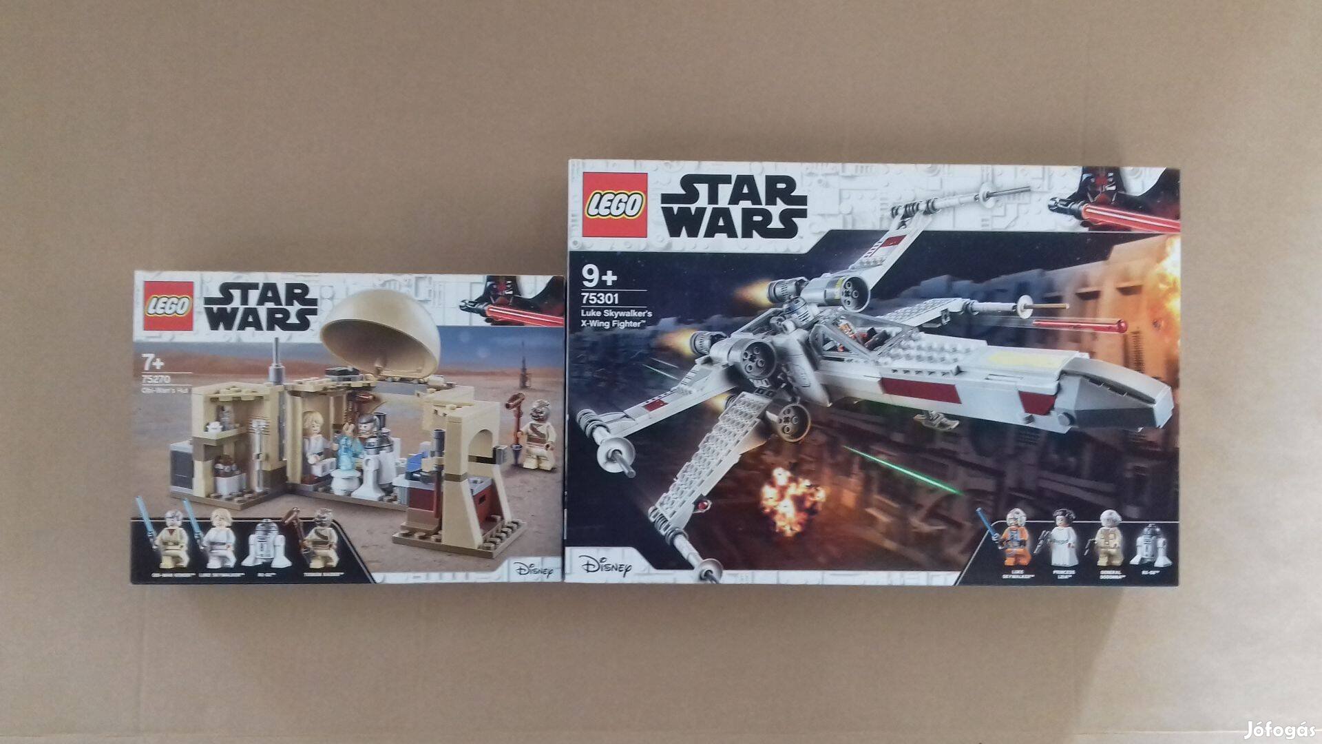 Egy új remény bontatlan Star Wars LEGO 75270 Kunyhó + 75301 Fox.árban