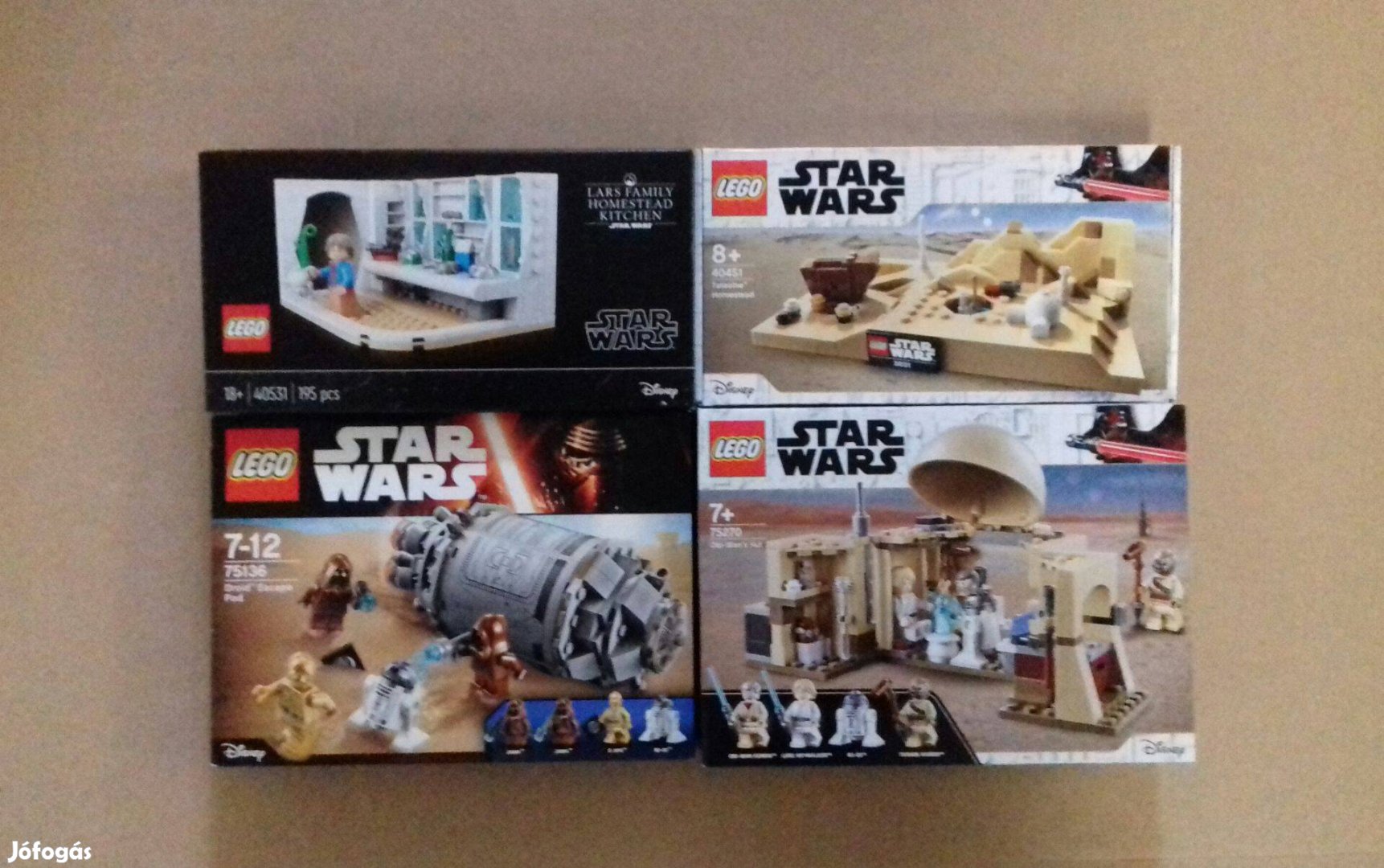 Egy új remény új Star Wars LEGO 40451 + 40531 + 75136 + 75270 Fox.árba