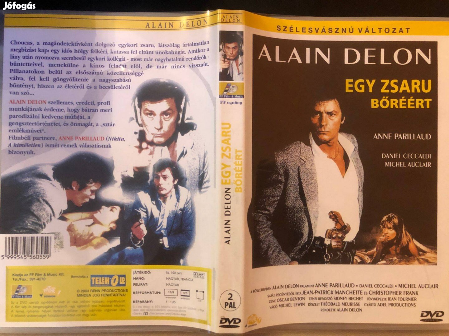 Egy zsaru bőréért (karcmentes, Alain Delon) DVD