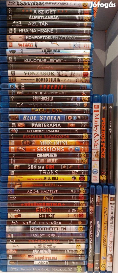 Egyben eladó 50db Blu-ray Blu ray kiadvány