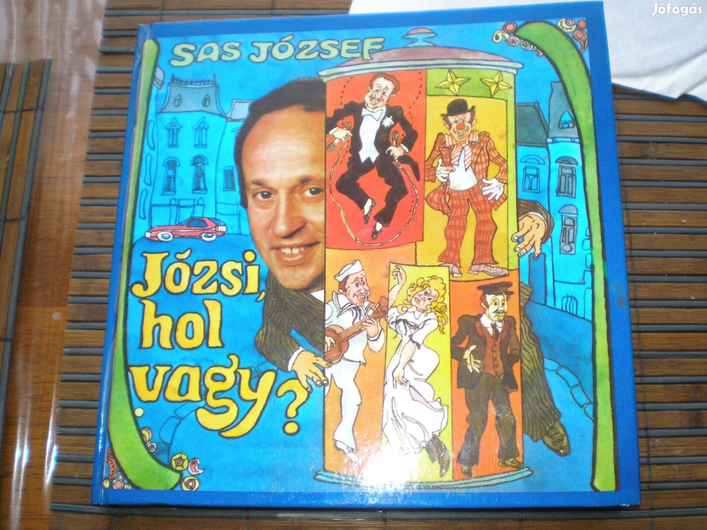 Egyben eladó Sas József könyve és bakelit kislemez újszerű hibátlan