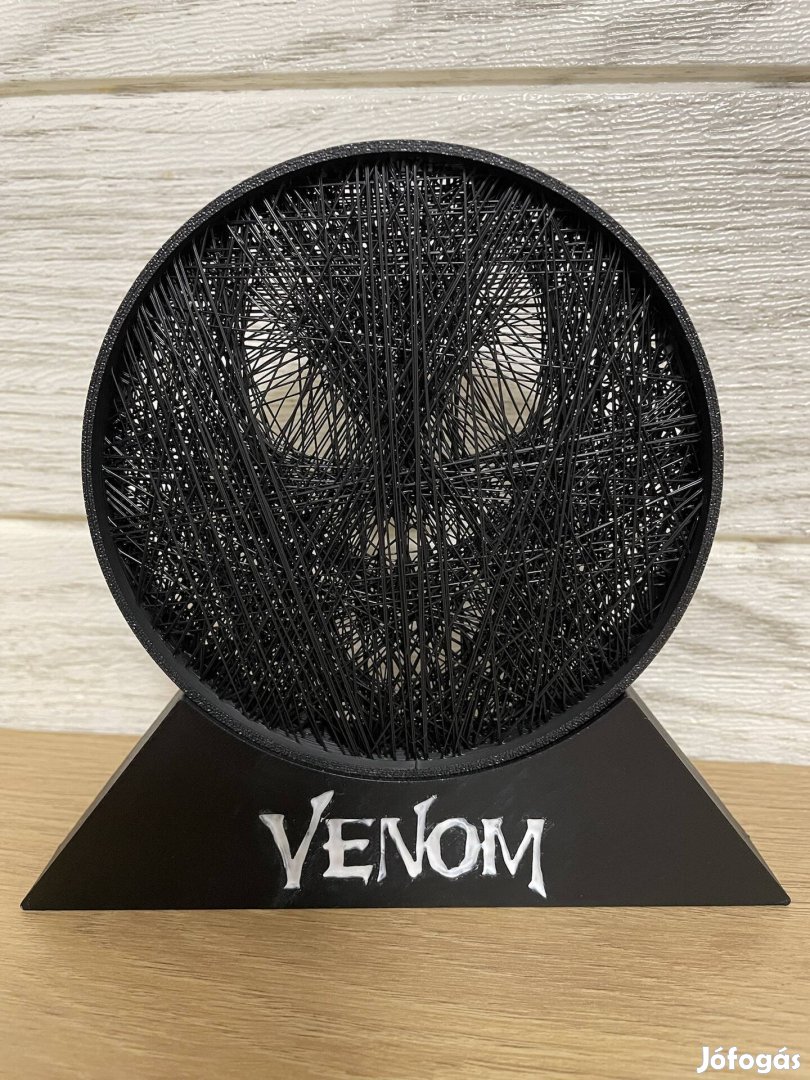 Egyedi 3D nyomtatott Marvel Venom dísztárgy