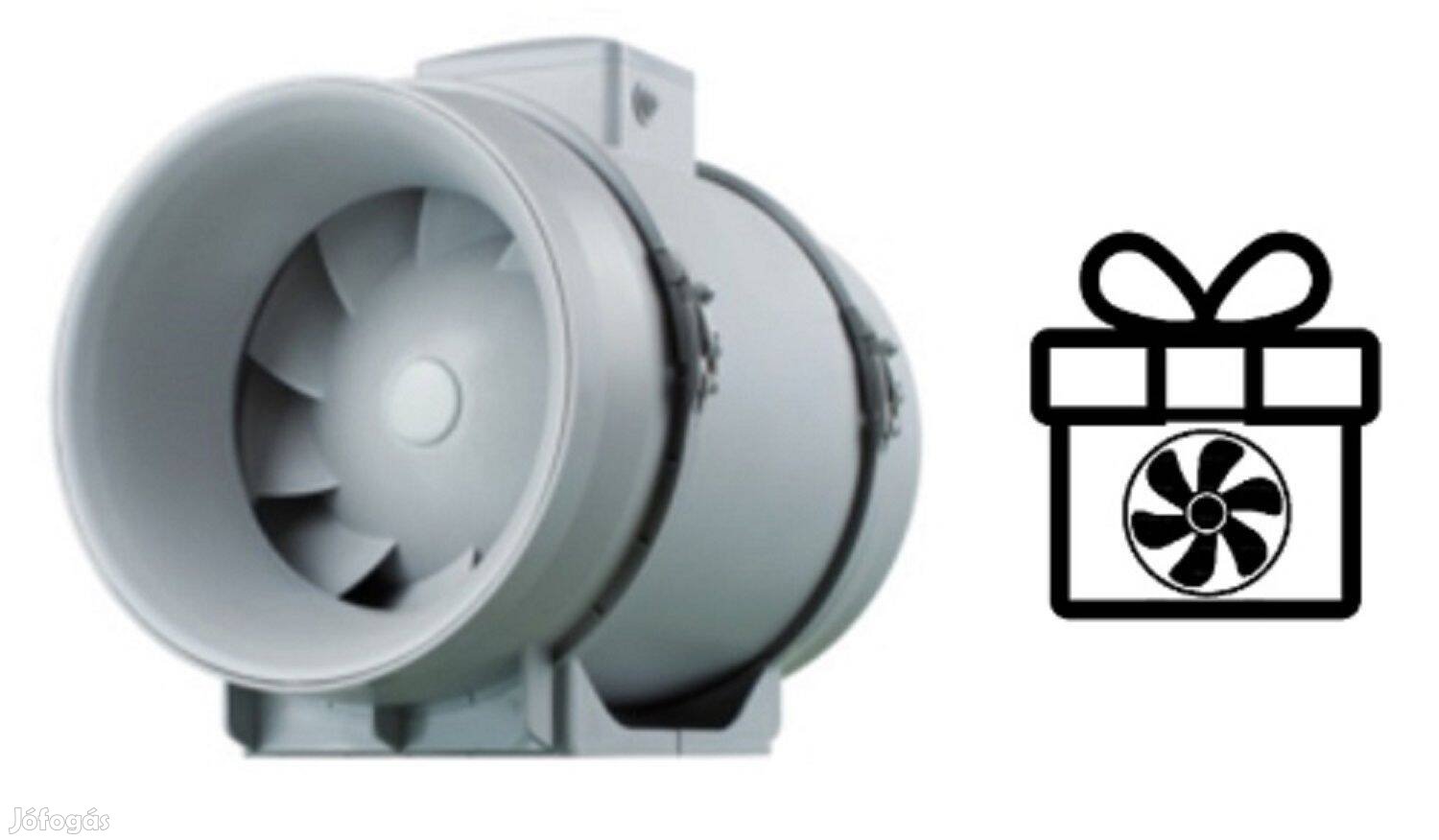 Egyedi Ajánlat Vents TT Pro 125 ipari csőventilátor ajándék ventiláto