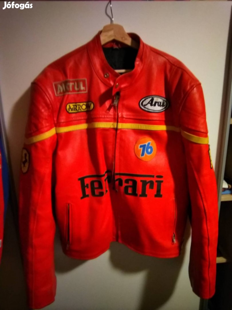 Egyedi Ferraris Motoros Bőrkabát 