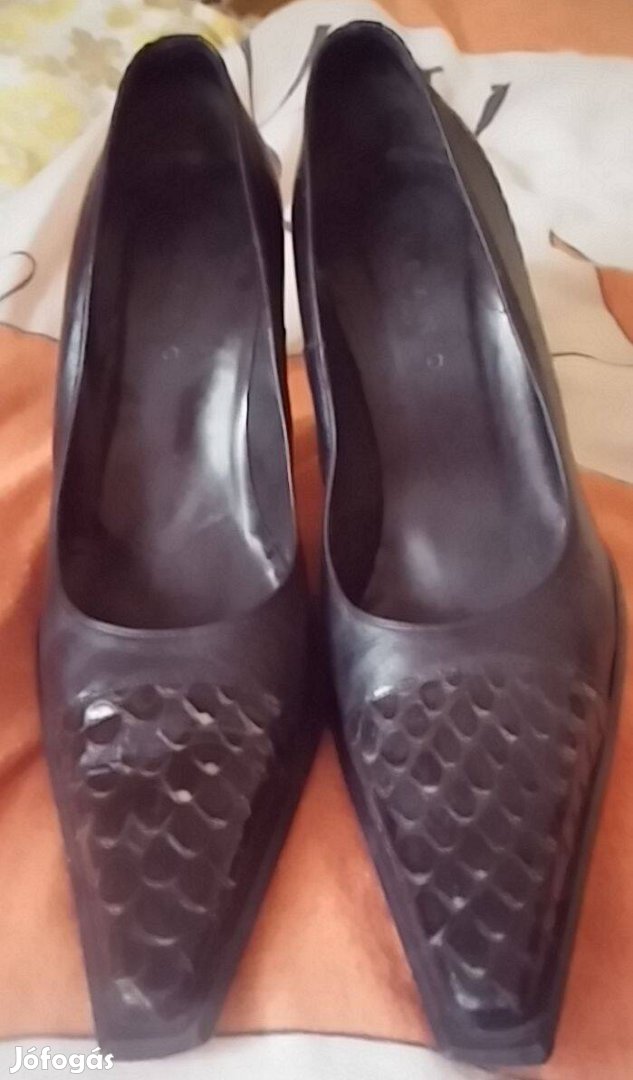 Egyedi Női Bőrcipő 39 Fekete,