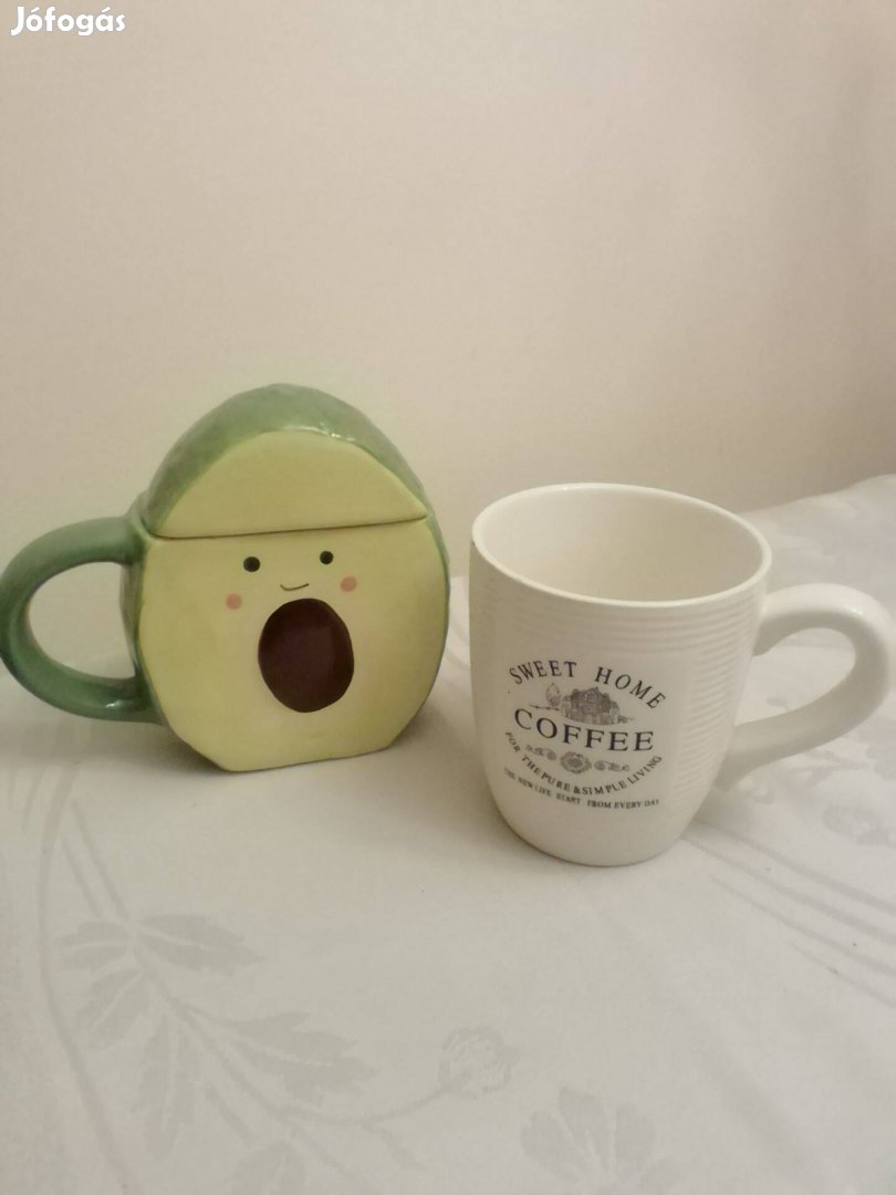 Egyedi, érdekes csésze, bögre, humoros fedeles, konyhai