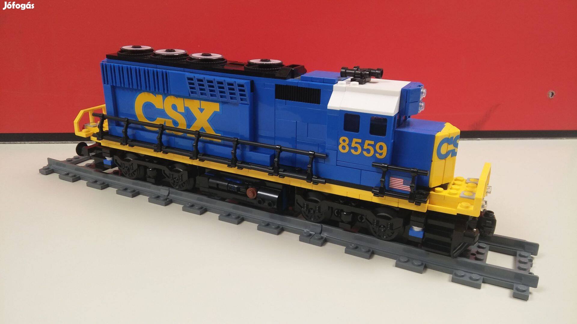 Egyedi építésű vasúti mozdony Csx GP40 (MOC)