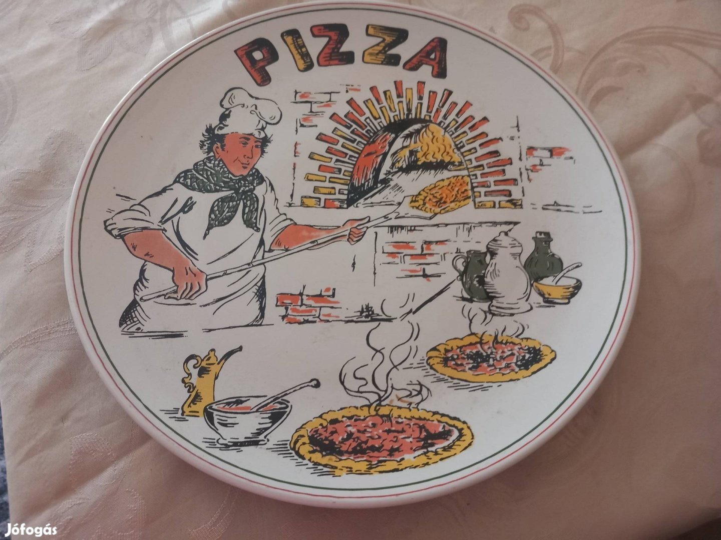 Egyedi eredeti pizzatál