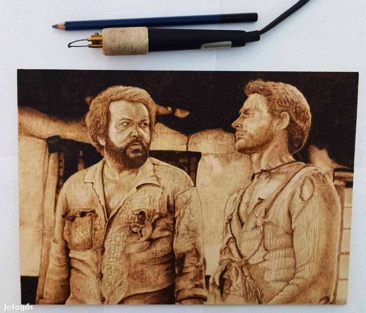 Egyedi kézműves műalkotás Bud Spencer és Terence Hill rajongóknak!