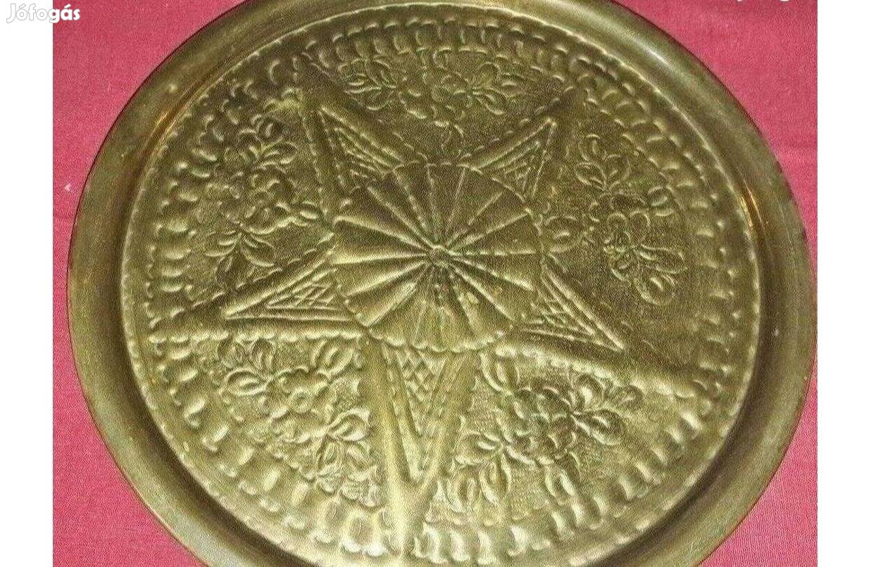 Egyedi réz falidísz