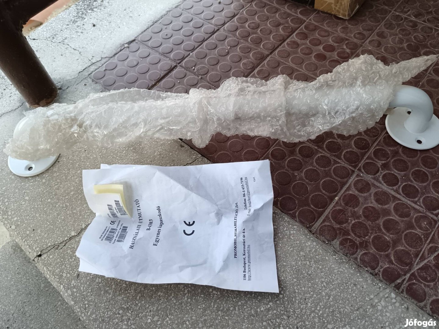 Egyenes kapaszkodó 50 cm