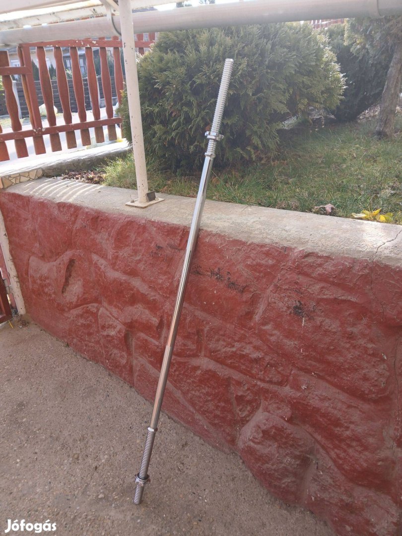 Egyenes kétkezes rúd 160 cm újszerű 30 mm 8 kg gyári
