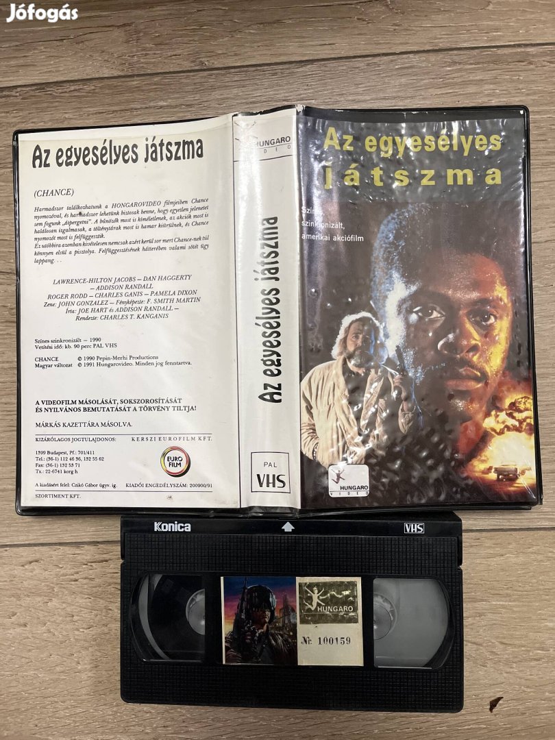 Egyesélyes játszma vhs 