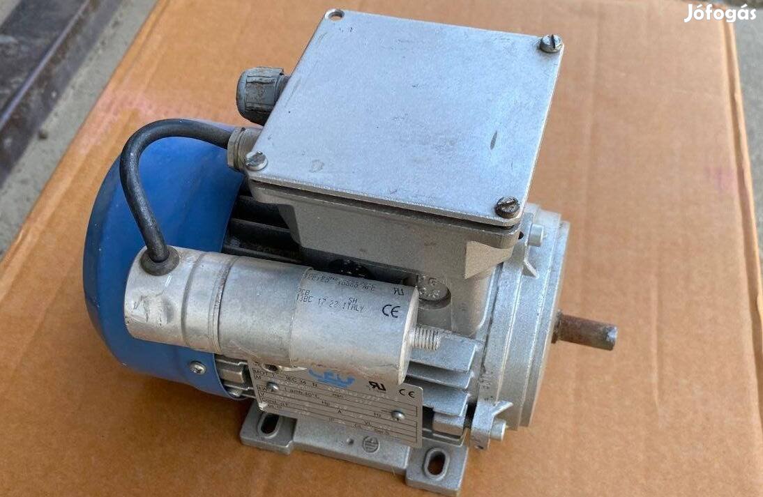 Egyfázisú talpas villanymotor 2880 rpm, 0,37kw Új eladó!