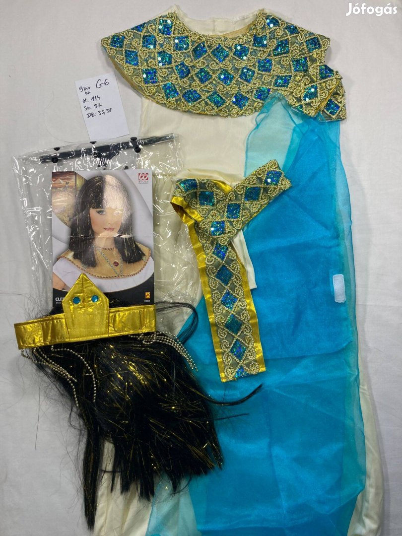 Egyiptomi jelmez, Kleopátra jelmez 9-11 év GH6