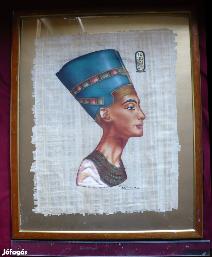 Egyiptomi papirusz képek keretezve (60x50 cm)