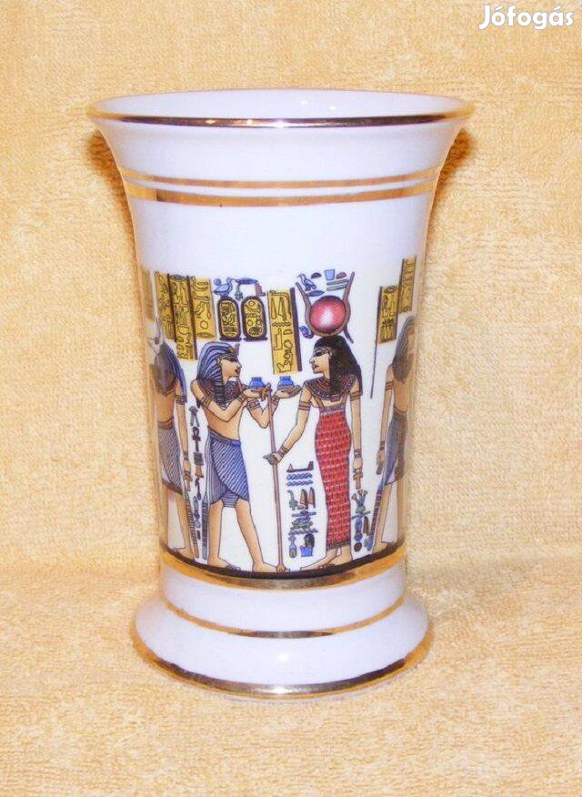 Egyiptomi porcelán váza