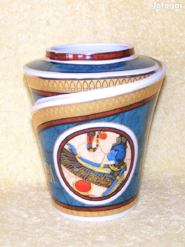 Egyiptomi porcelán váza