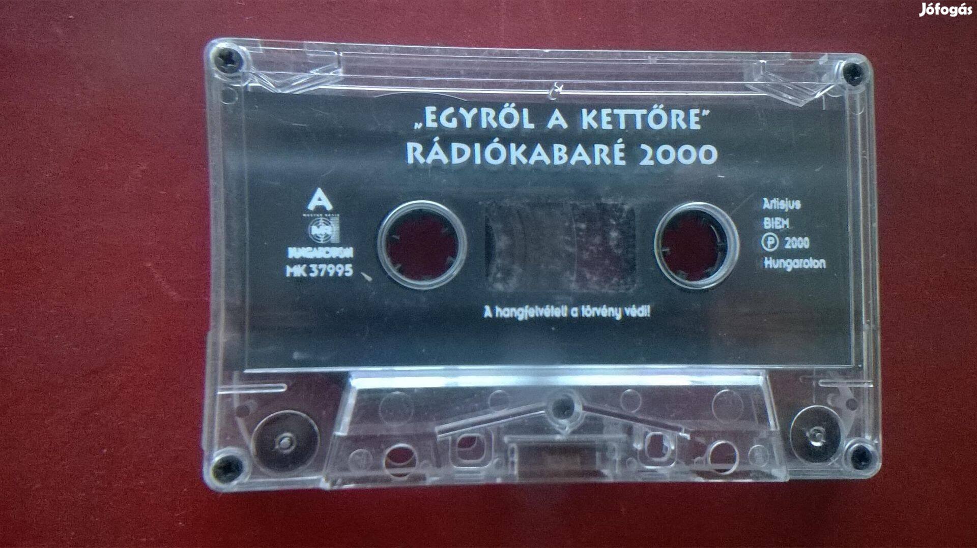 Egyről a kettőre - Rádiókabaré 2000 . gyári műsoros kazetta