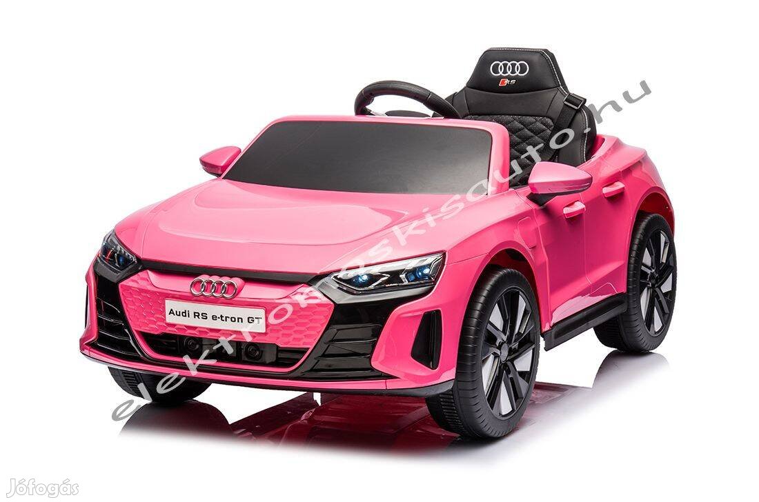 Egyszemélyes Audi RS e-tron GT 12V pink eredeti elektromos kisautó