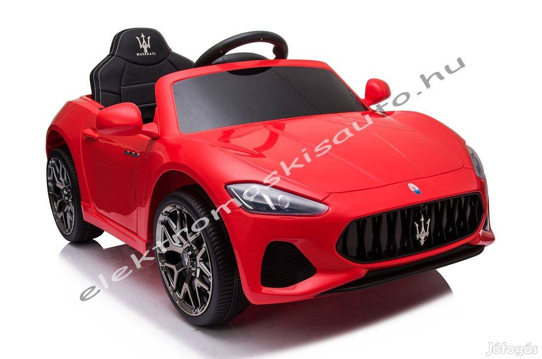 Egyszemélyes Granturismo Sport Maserati 12V piros elektromos kisautó