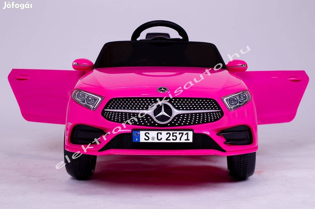 Egyszemélyes Mercedes CLS350 Coupe 12V pink elektromos kisautó