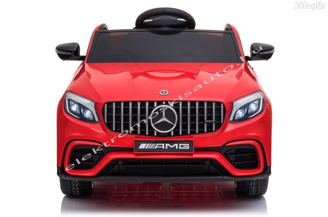 Egyszemélyes Mercedes GLC 63 S Coupe 12V piros elektromos kisautó