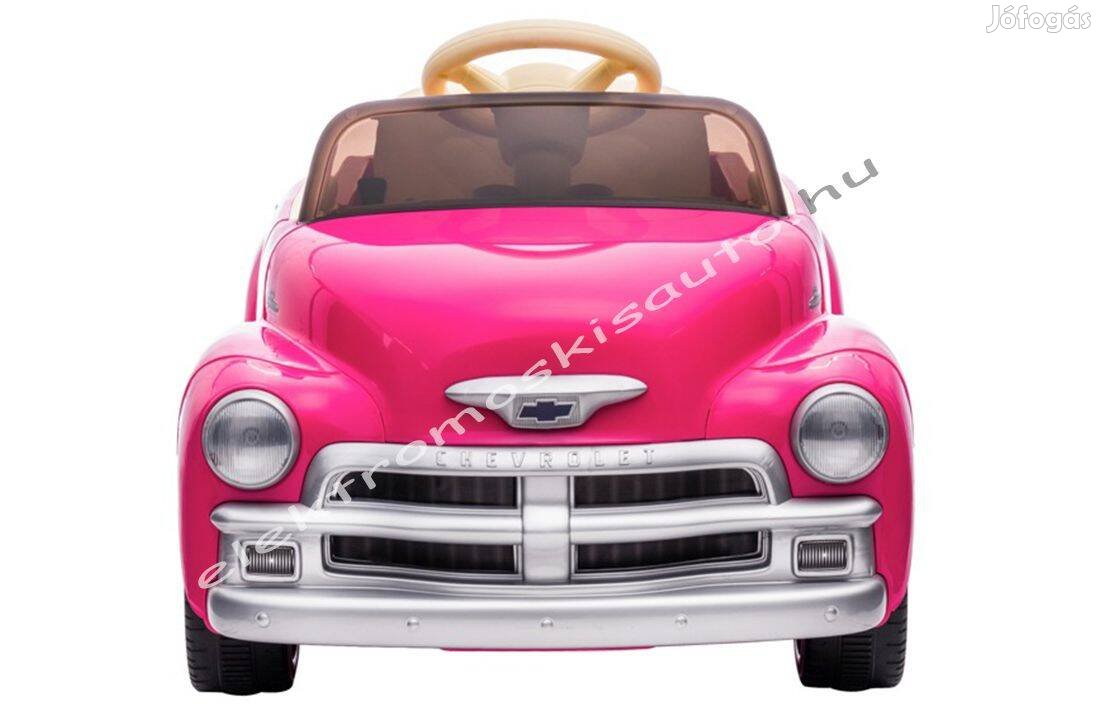 Egyszemélyes pink Chevrolet 3100 Pickup elektromos kisautó - Akciós!