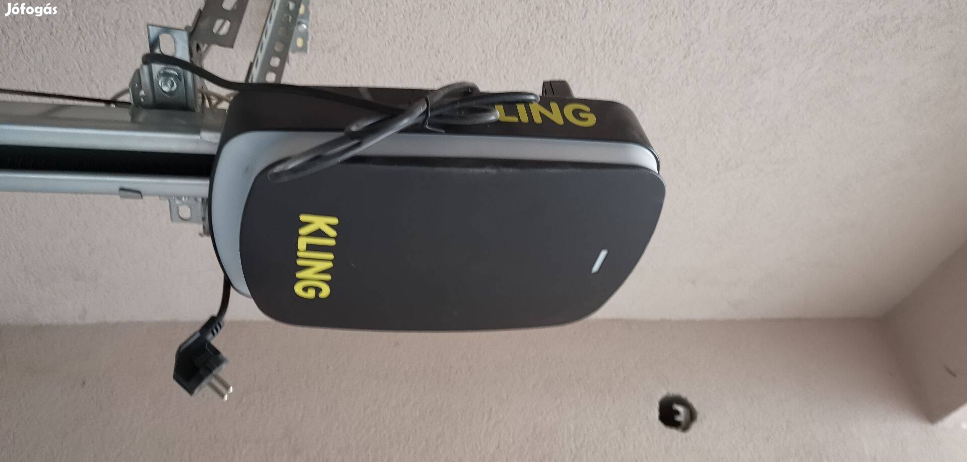 Egyszer sem használt Kling garázskapu mozgató motor távirányítókkal