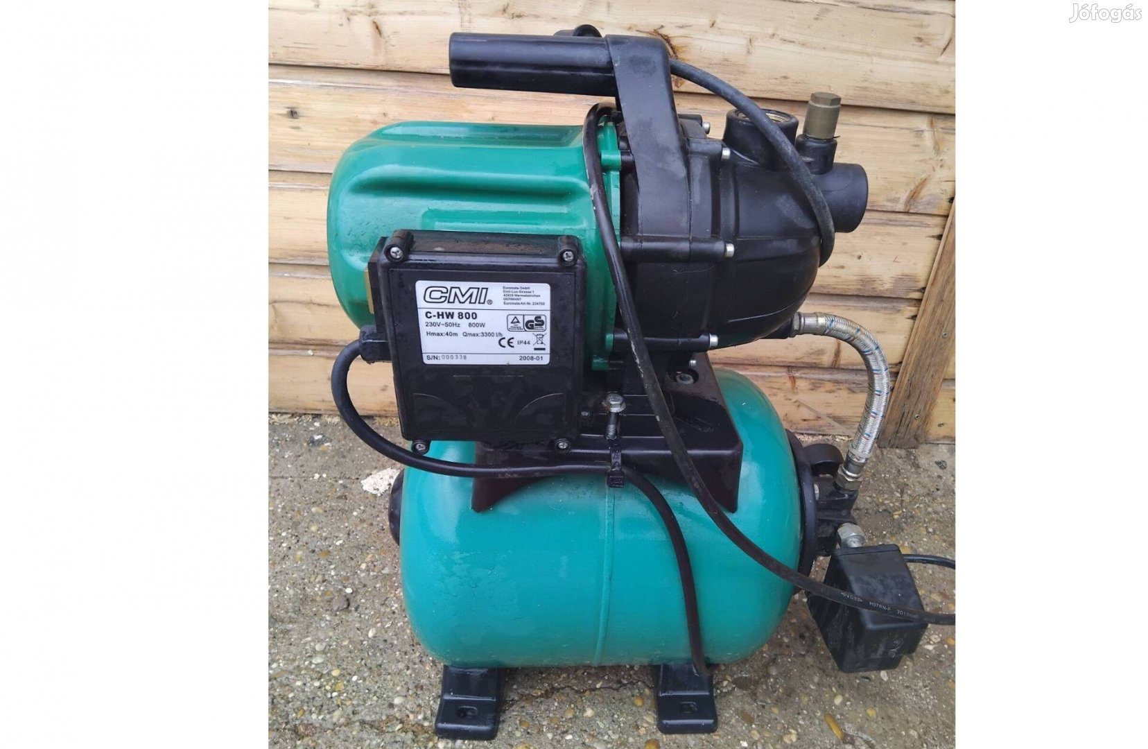 Egyszer sem használt német házi vízmű