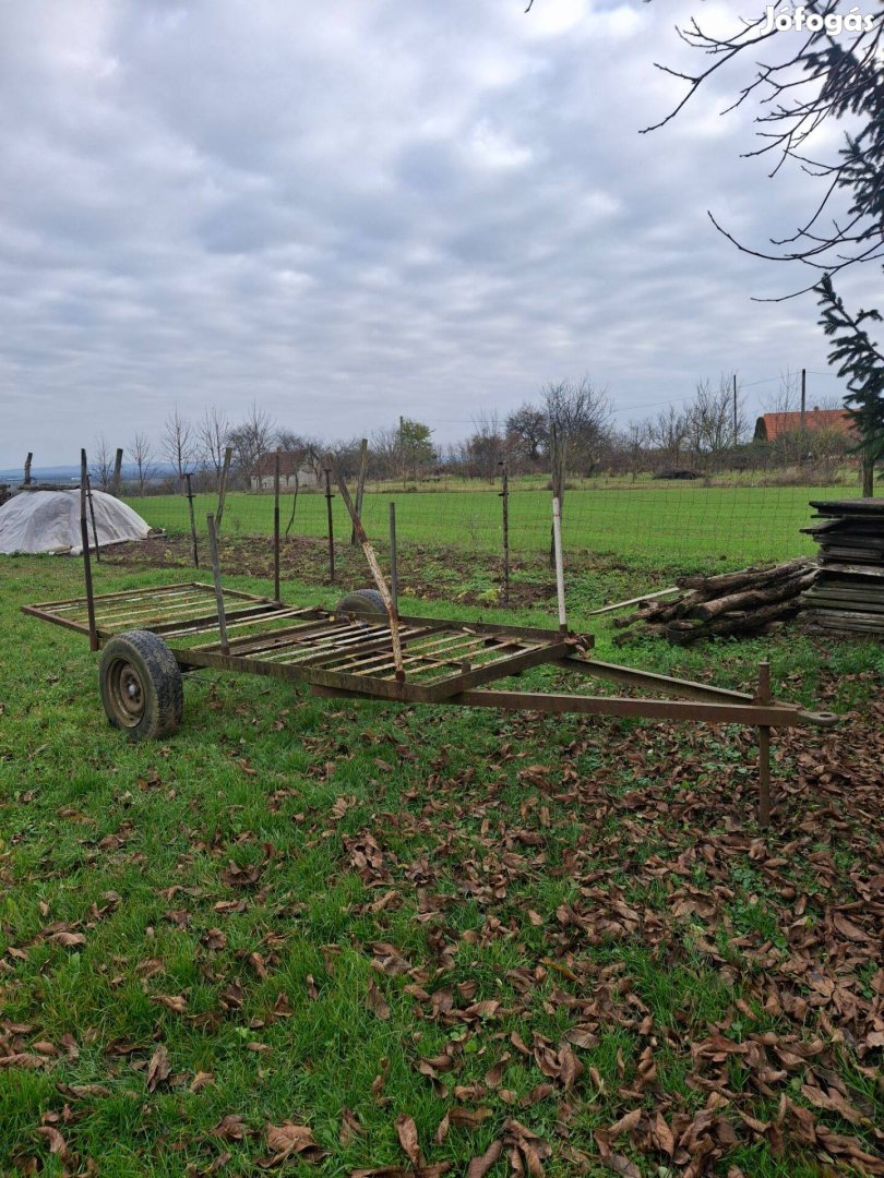 Egytengelyes szállító. pótkocsi