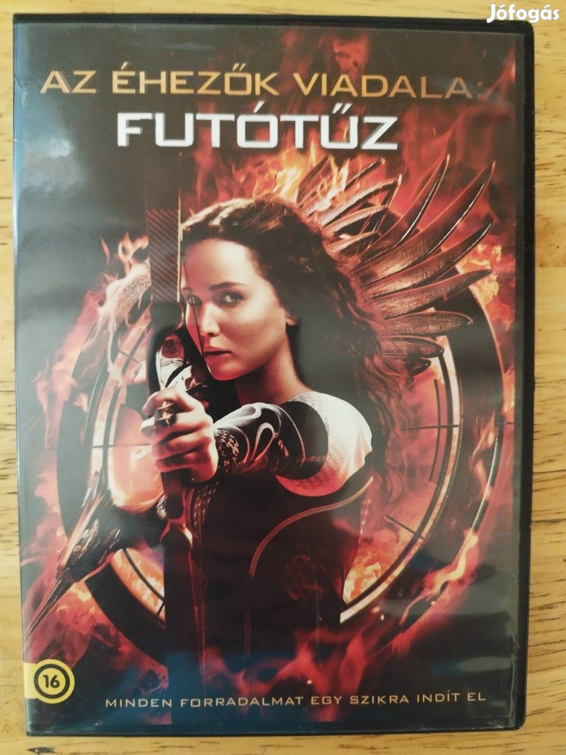 Éhezők viadala - Futótűz dvd Jennifer Lawrence