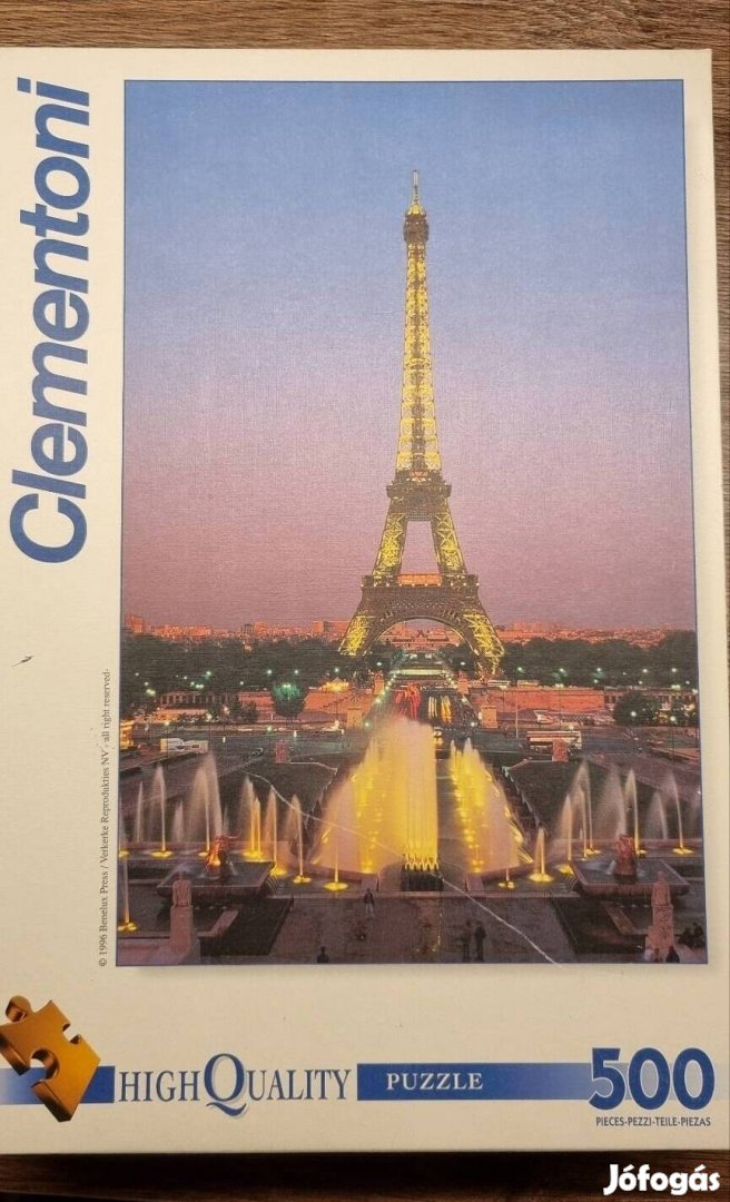 Eiffel torony 500 db puzzle