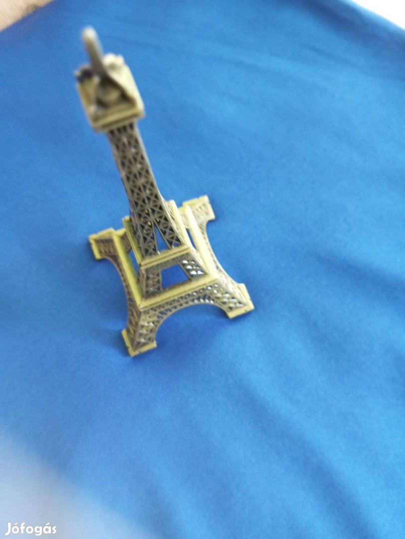 Eiffel torony fém makett 13 cm Párizs