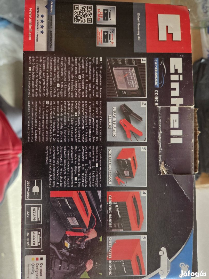 Einhalt márkájú akkumulátor töltő 