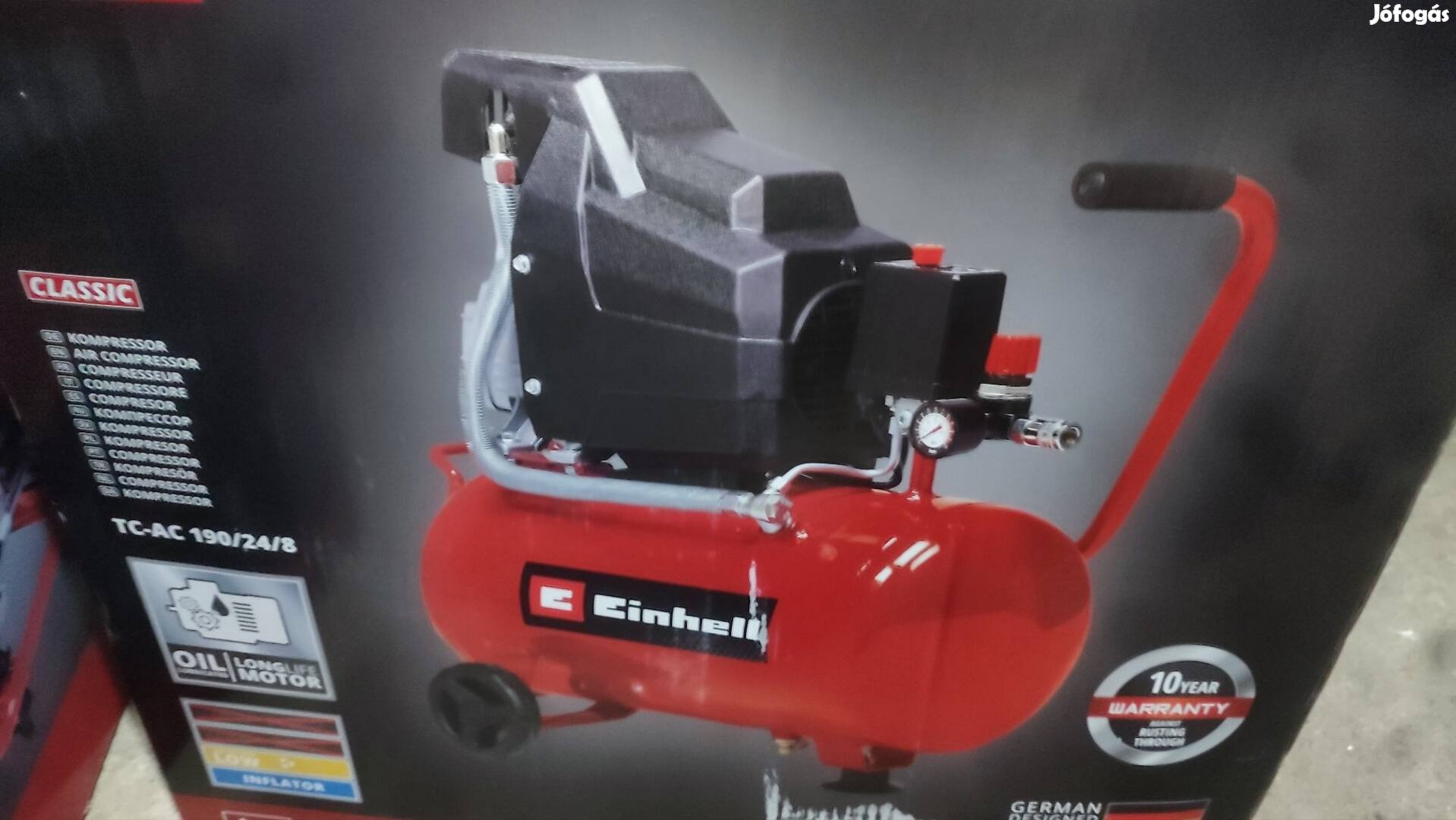 Einhell 24 literes olajos kompresszor 