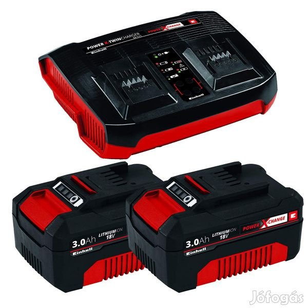 Einhell 2x3,0Ah Power X-Change & Twincharger Kit (4512083)