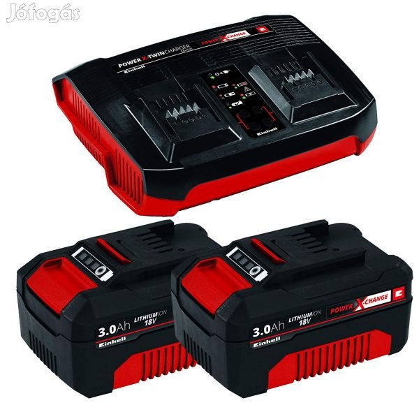 Einhell 2x3,0Ah Power X-Change & Twincharger Kit (4512083)